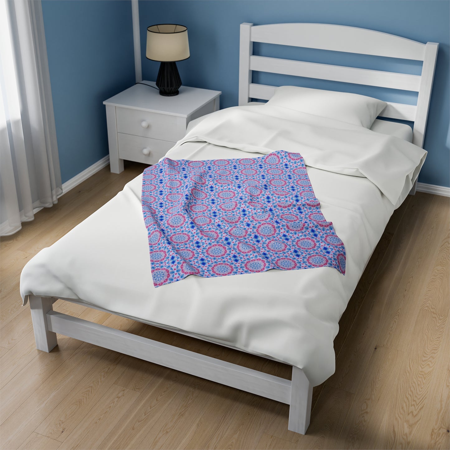 ASCNTN Cymatic AOP Velveteen Blanket