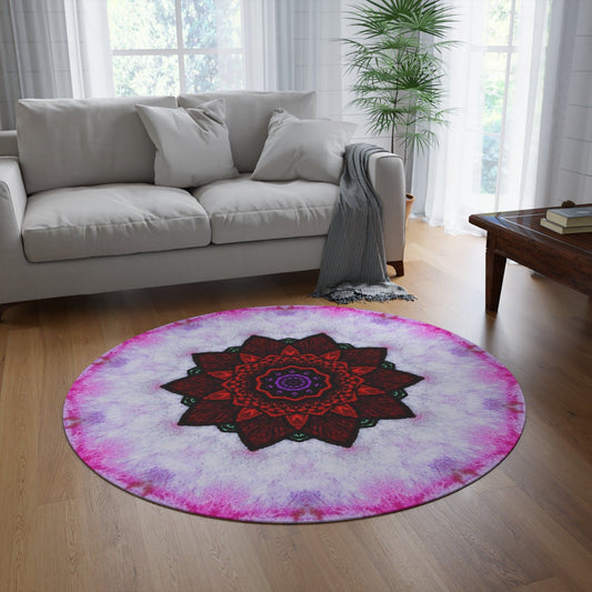 “VESI” Cymatic Round Rug