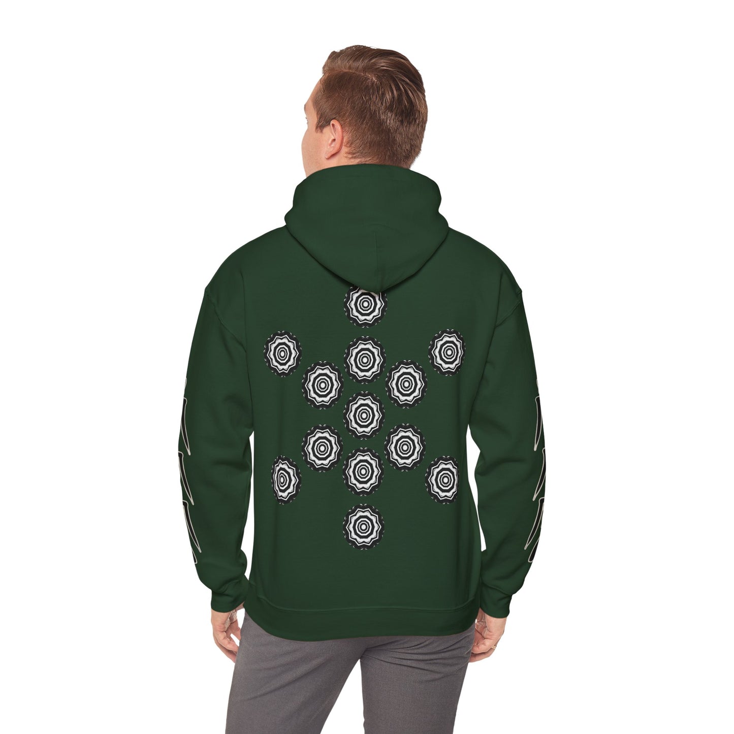 Men's 3ETD Noir "417" Print Hoodie