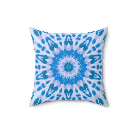 "E-VEIL I" Cymatic Print Square Cushion