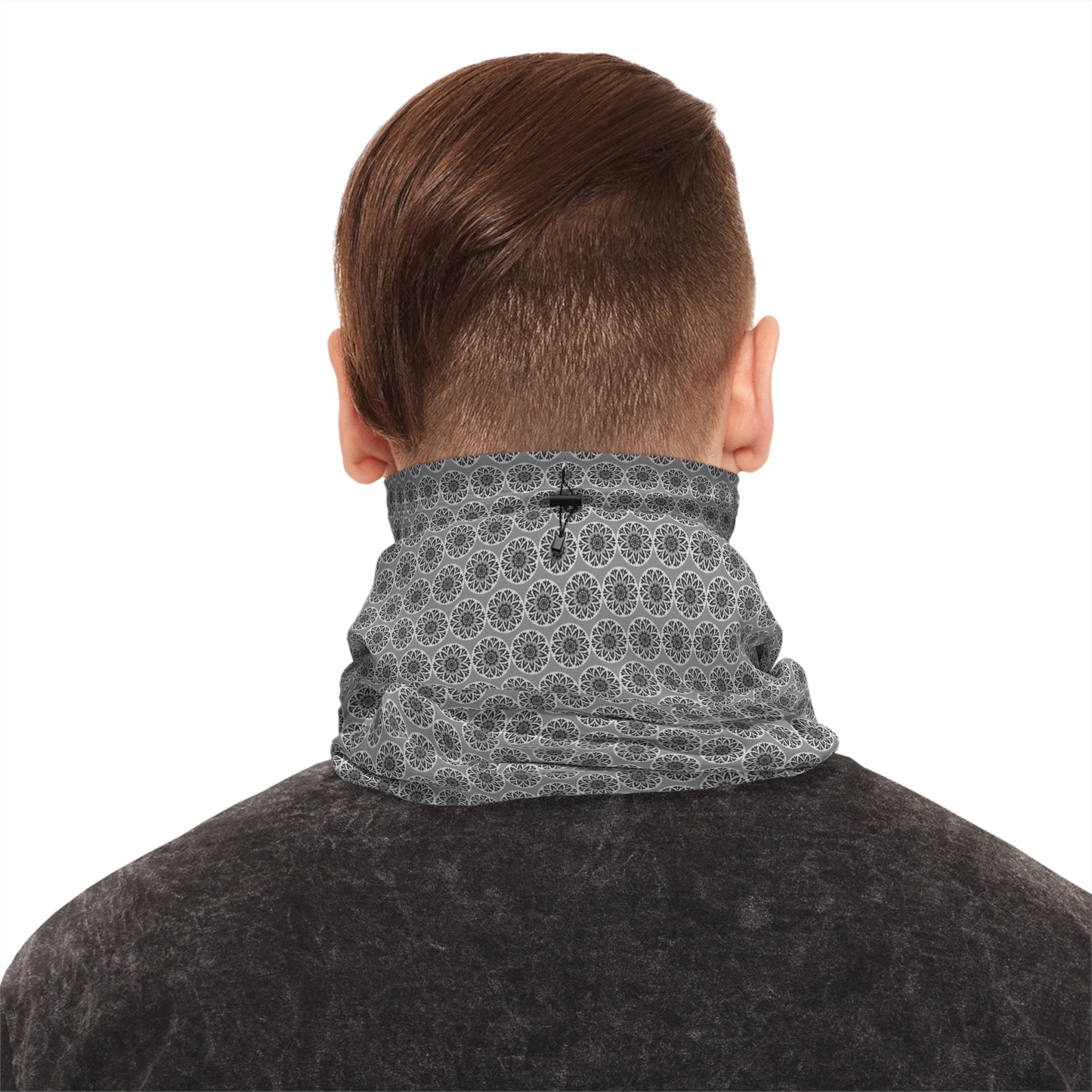 GETA Aop Neck Warmer With Drawstring (Grey)