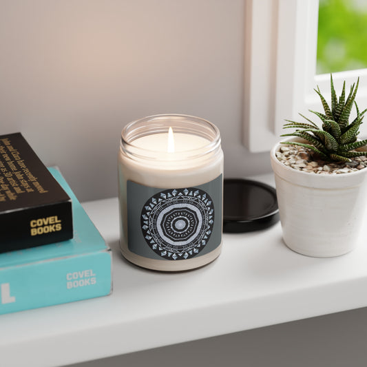 “MAYA” Scented Soy Candle (Dark Grey)