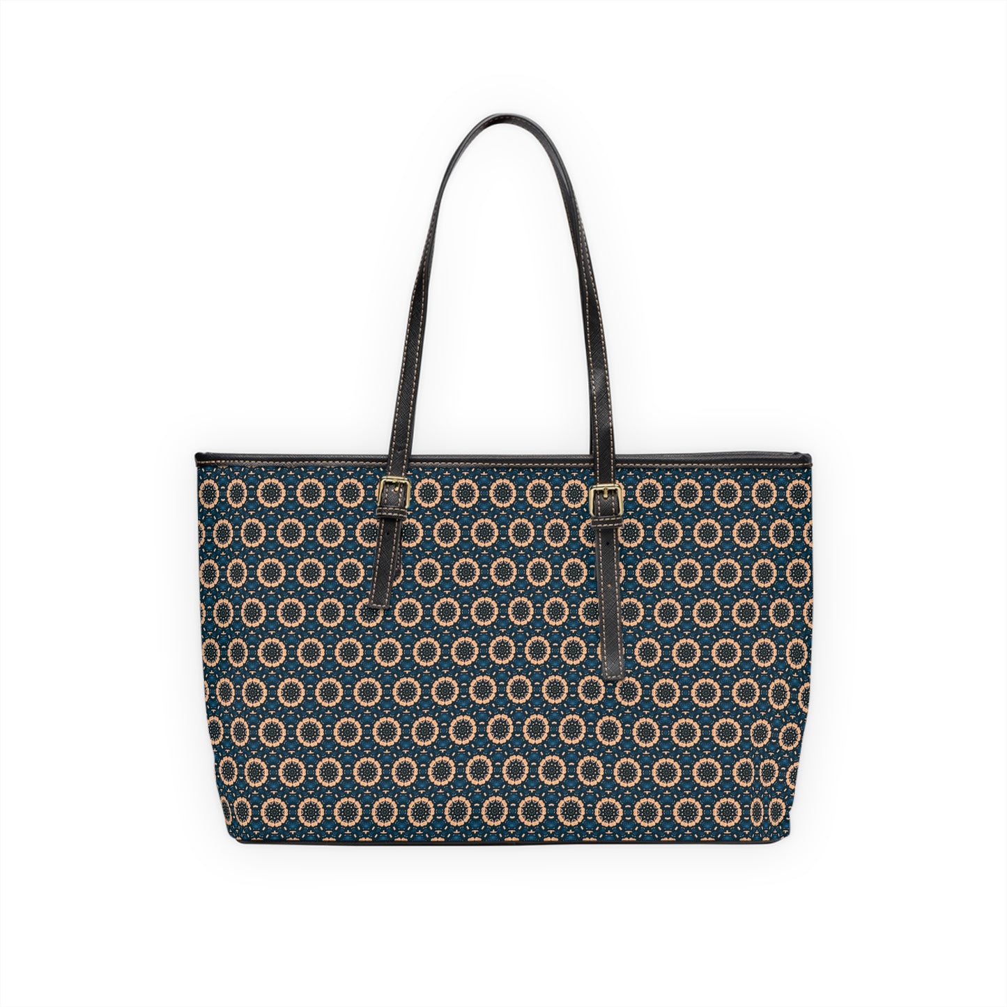 BLKSUN Cymatic Aop Pu Leather Shoulder Bag
