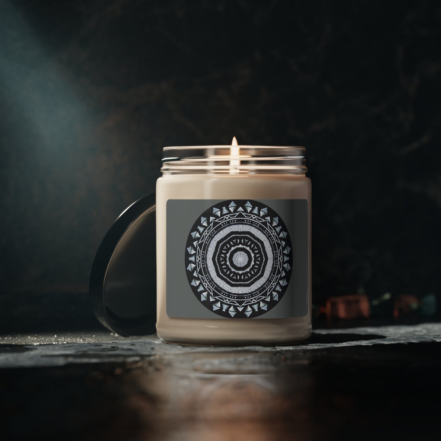 MAYA Scented Soy Candle (Dark Grey)