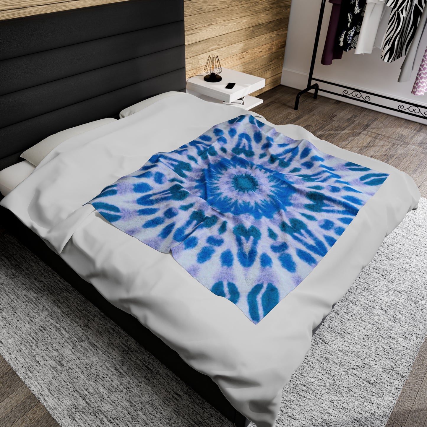 E-VEIL EYE Cymatic Velveteen Blanket