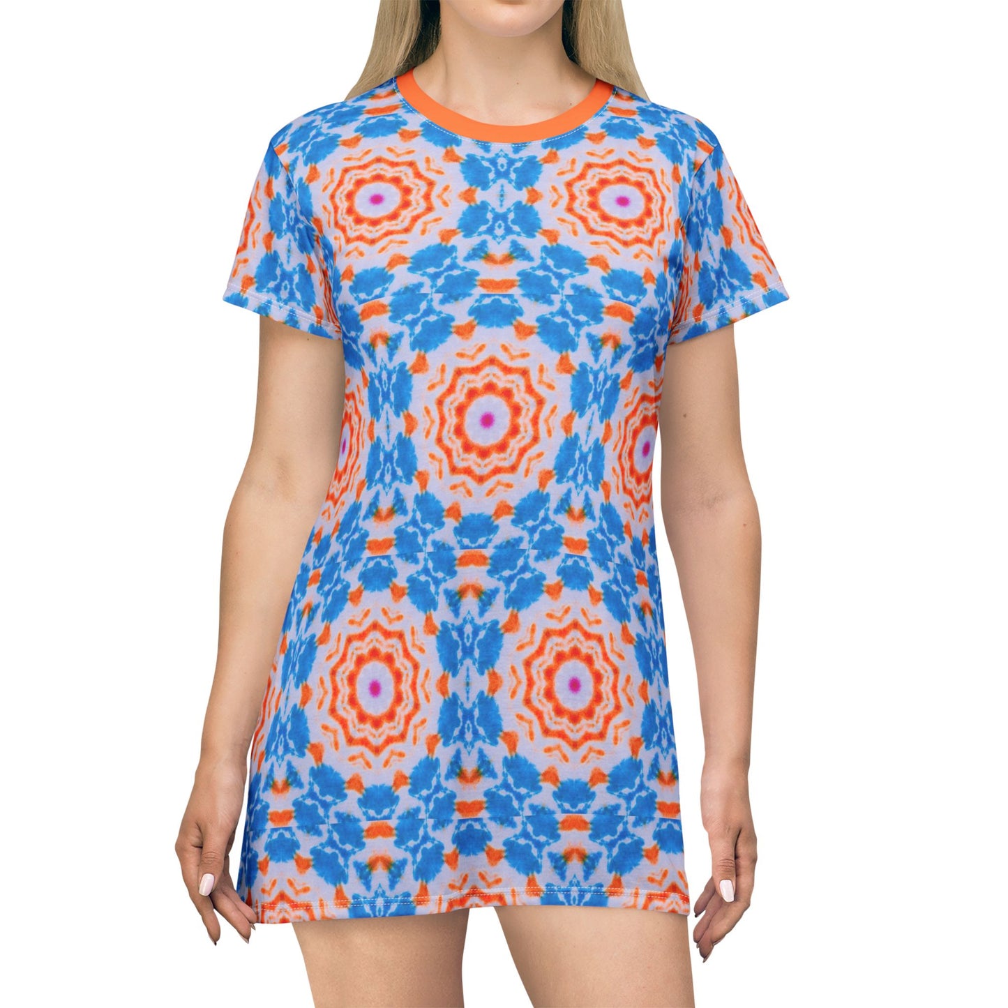 Women's "CEILI" AOP T-Shirt Dress for Summer Fun