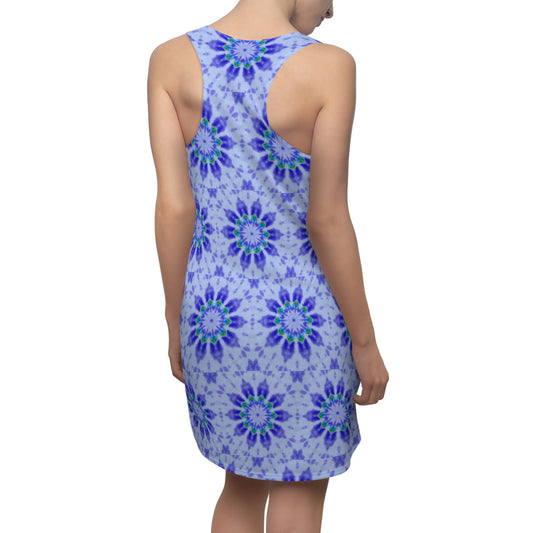 Women’s “LOTUS” Cymatic Print Racerback Dress