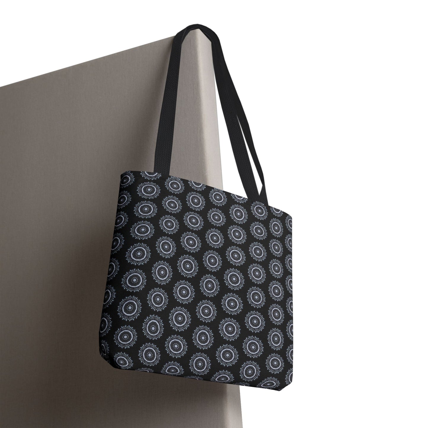 MAYA Cymatic Aop Customisable Tote Bag (Black)