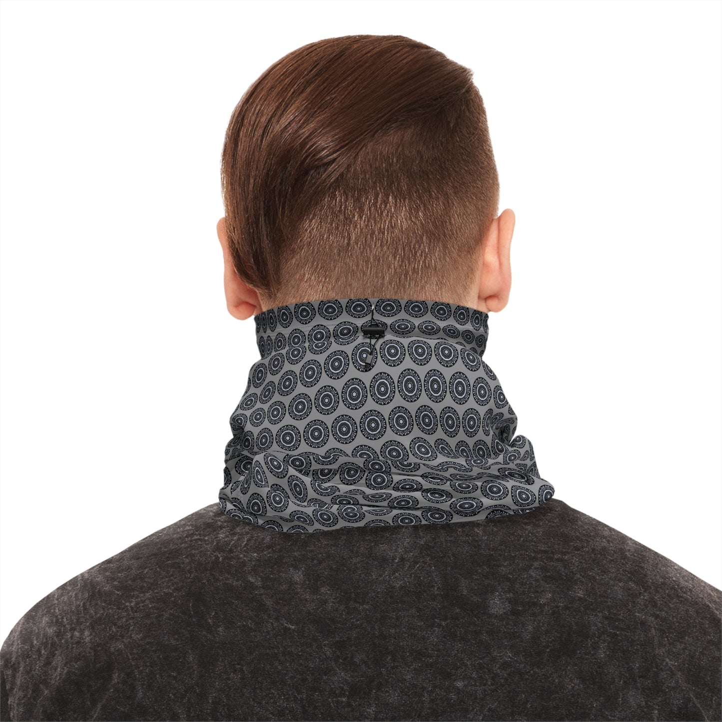 MAYA Aop Drawstring Neck Warmer (Grey)