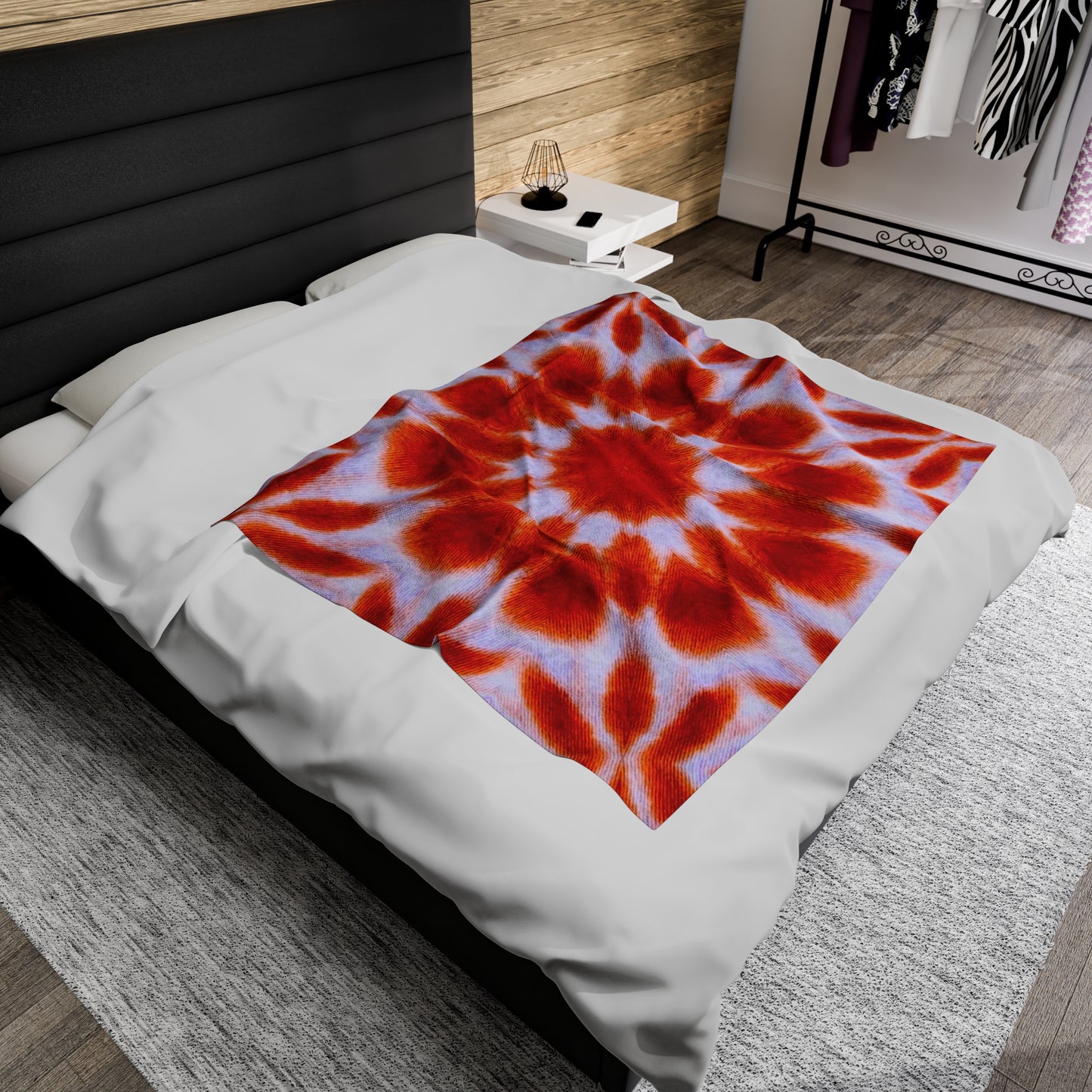 SACRAL Cymatic Velveteen Plush Blanket