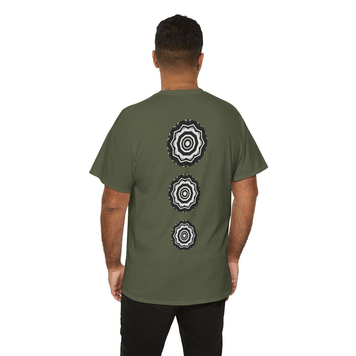 Men's 3ETD Cymatic Print T Shirt (417)