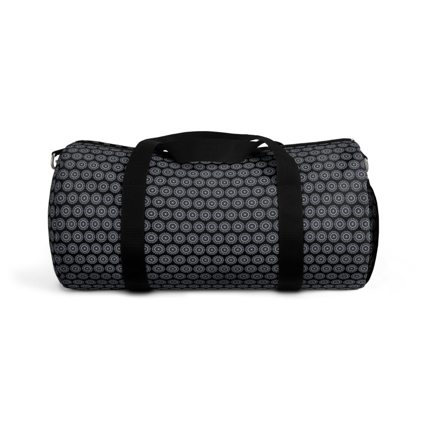 MAYA Cymatic Print Duffel Bag (Black)