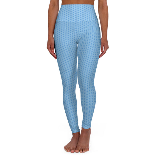 Women's AOP High Waist Leggings (E-VEIL I)