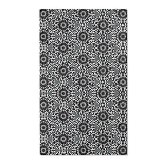“E-VEIL I” Cymatic Area Rug (Dark Grey) - Modern Home Decor