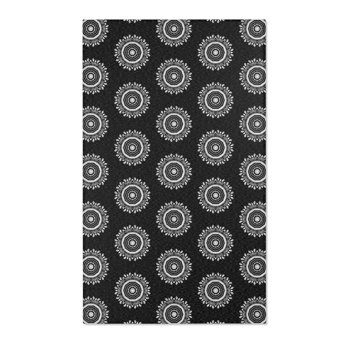 MAYA Cymatic Area Rug (Black) - Modern Home Decor