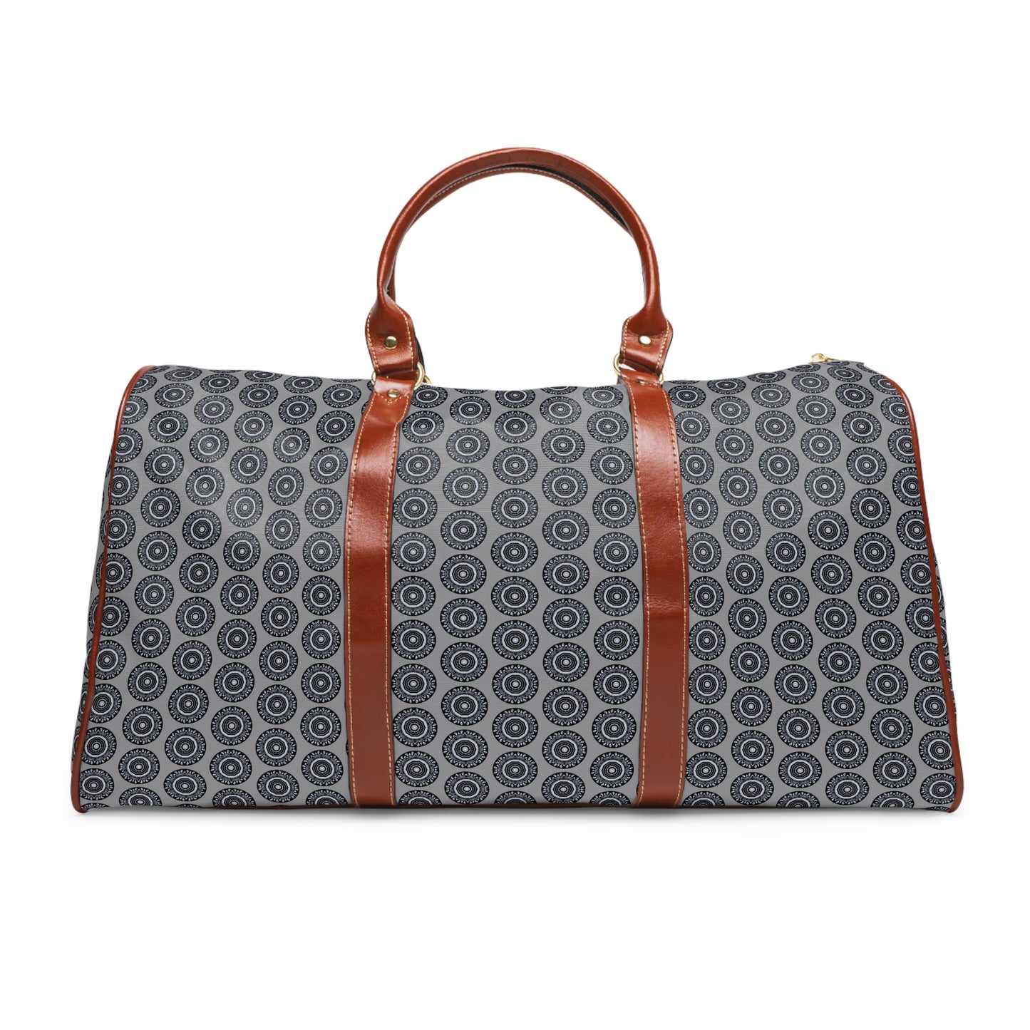 MAYA Cymatic Aop Waterproof Pu Travel Bag (Grey)