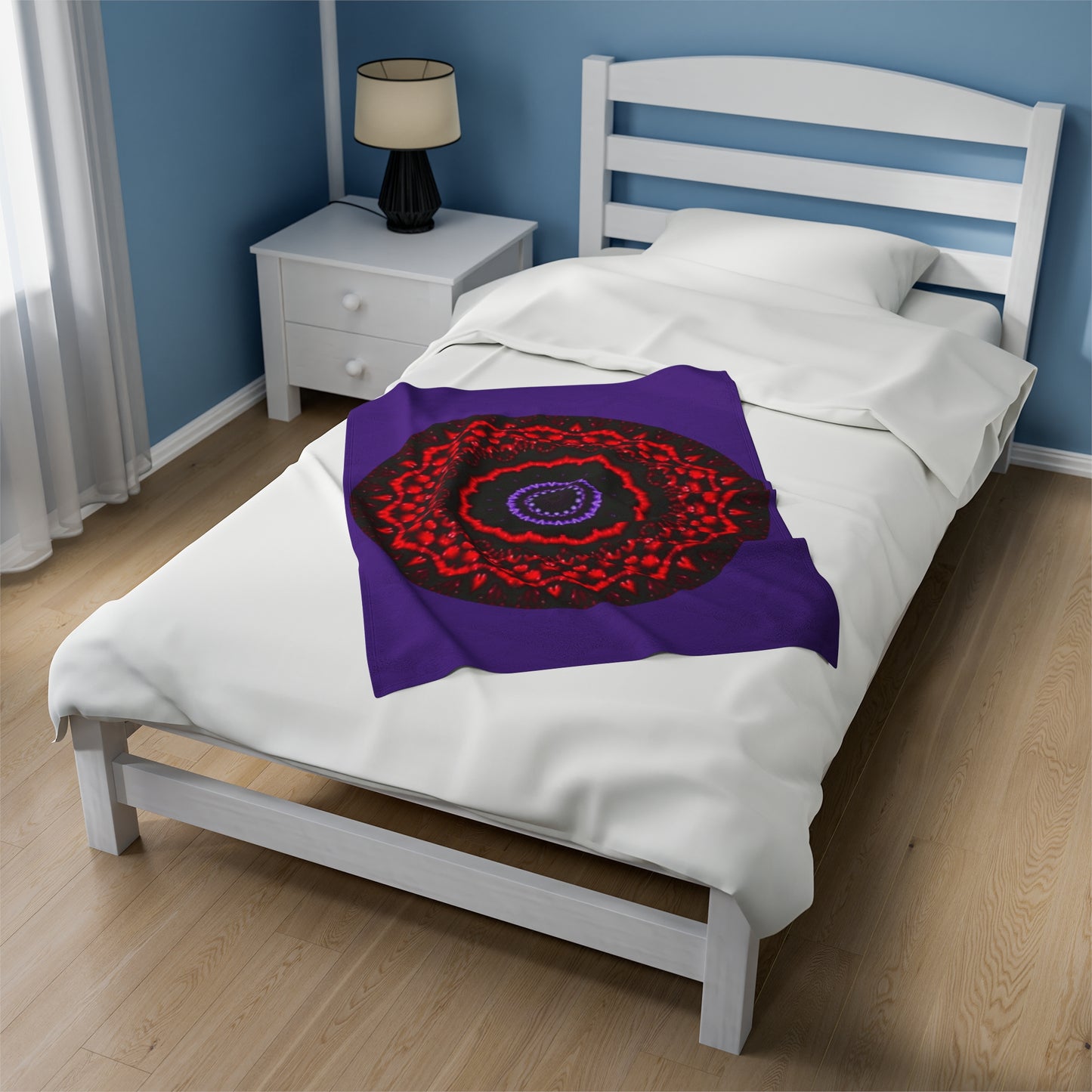 VESI-2 Cymatic Velveteen Blanket (Purple)