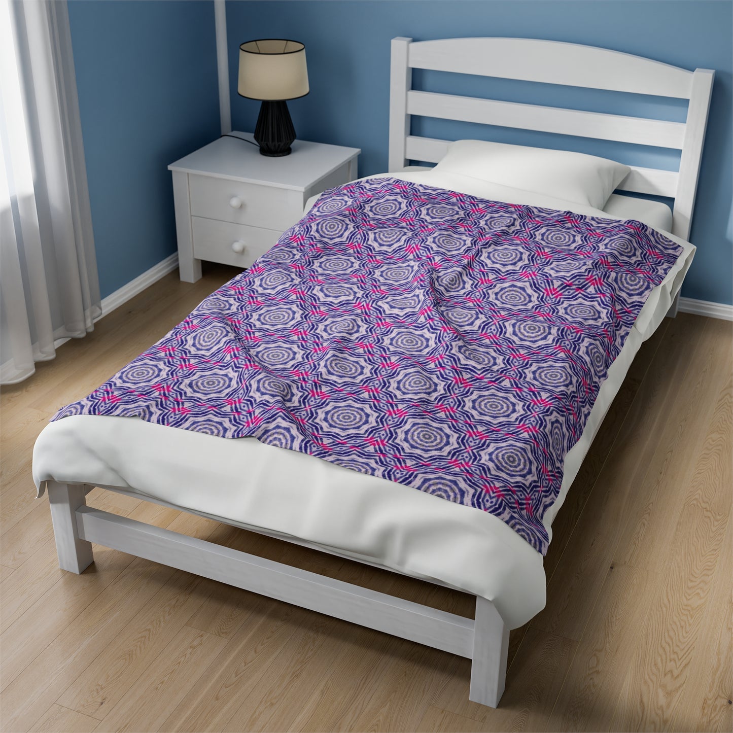 VibeRATE Cymatic AOP Velveteen Blanket