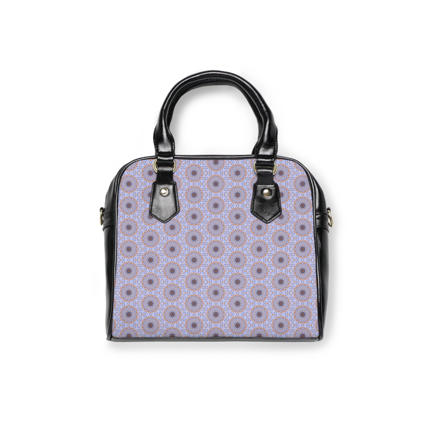 TETRA Cymatic Aop Pu Shoulder Handbag