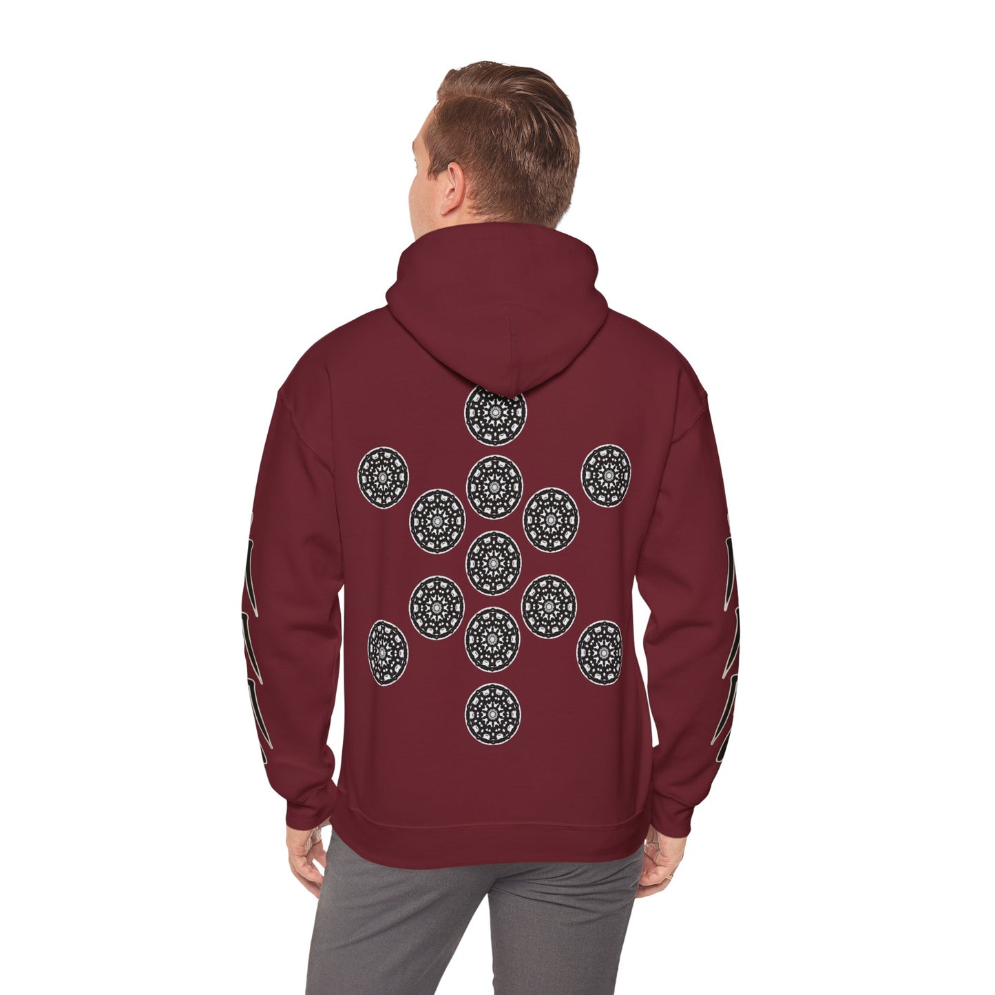 Men's 3ETD Noir "STMPUNK" Print Hoodie
