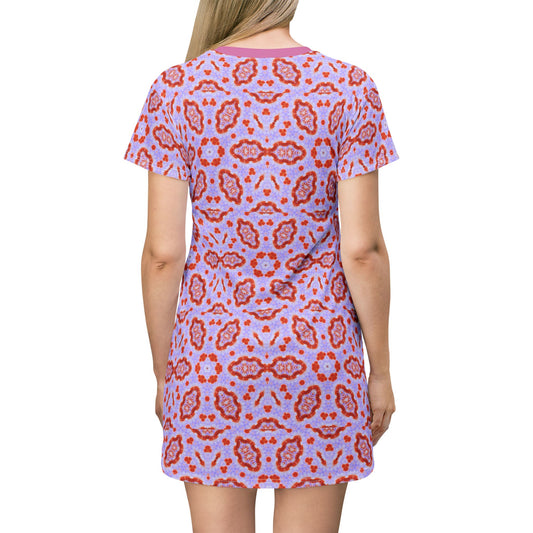 Women's "HEXA" AOP T-Shirt Dress
