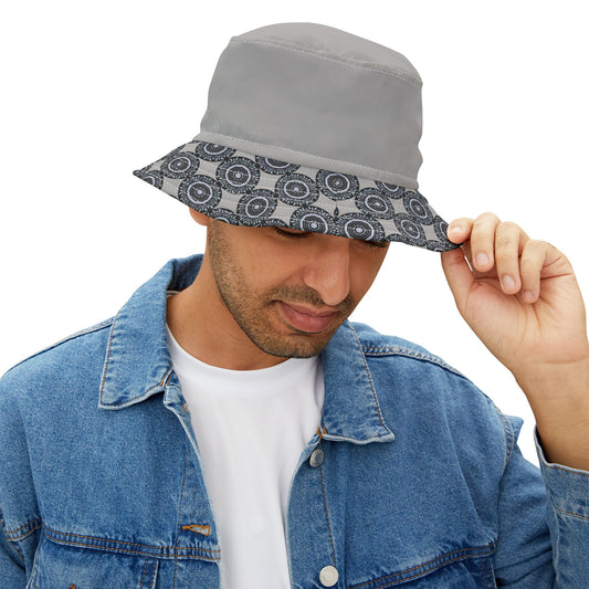MAYA Cymatic Prt Bucket Hat (Light Grey)