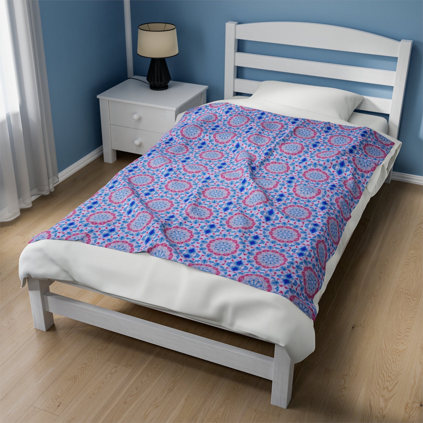 ASCNTN Cymatic AOP Velveteen Blanket
