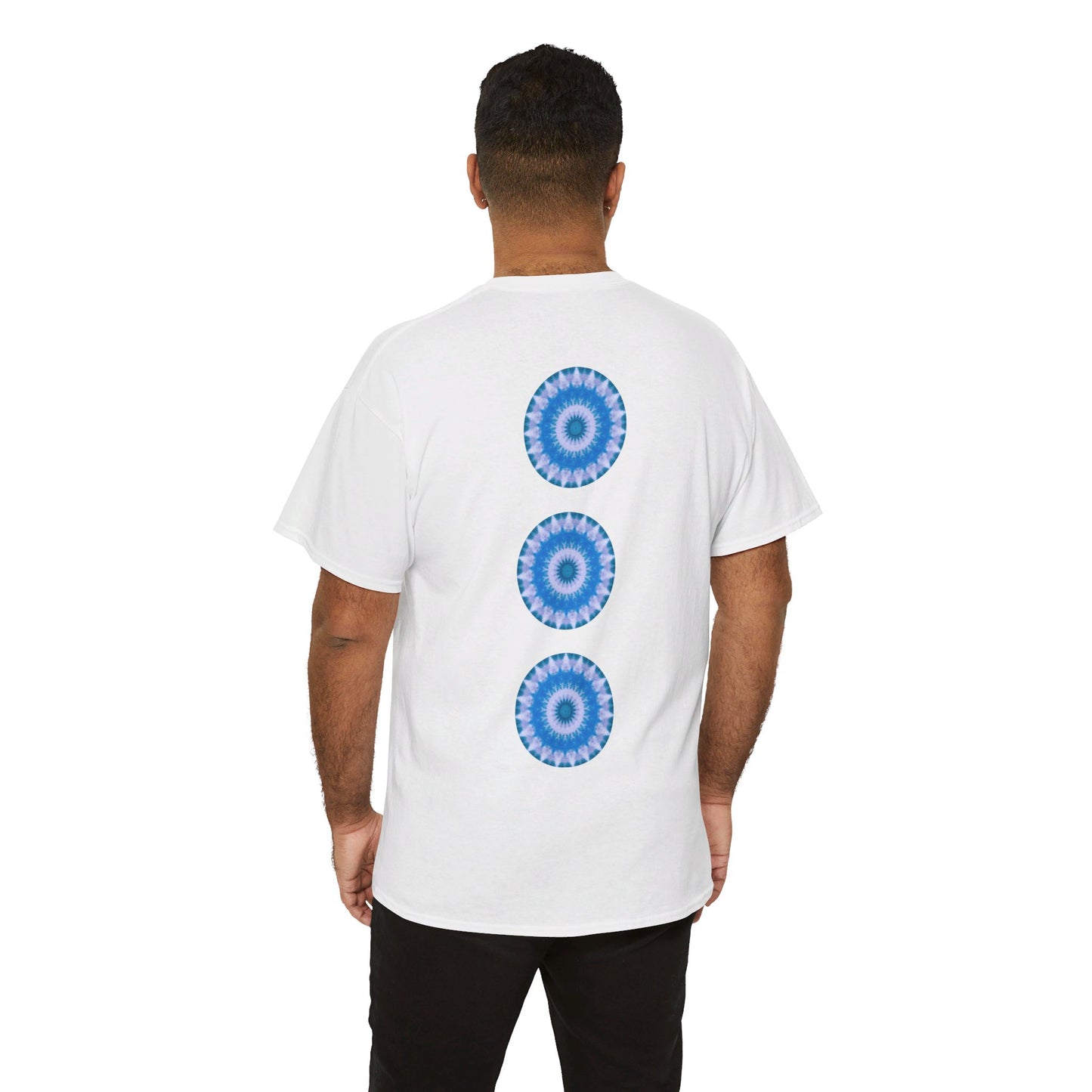 3EyeTyeDye Cymatic Prt Heavy Cotton T Shirt (E-VEIL EYE)