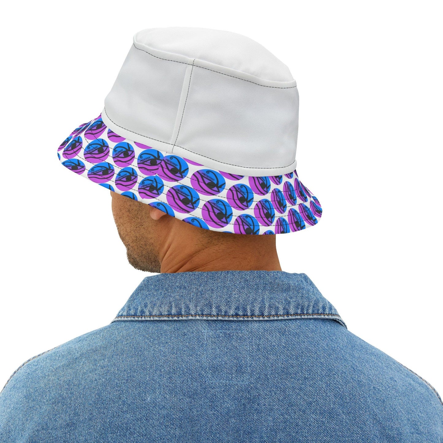 3ETD Logo Prt Bucket Hat (White)
