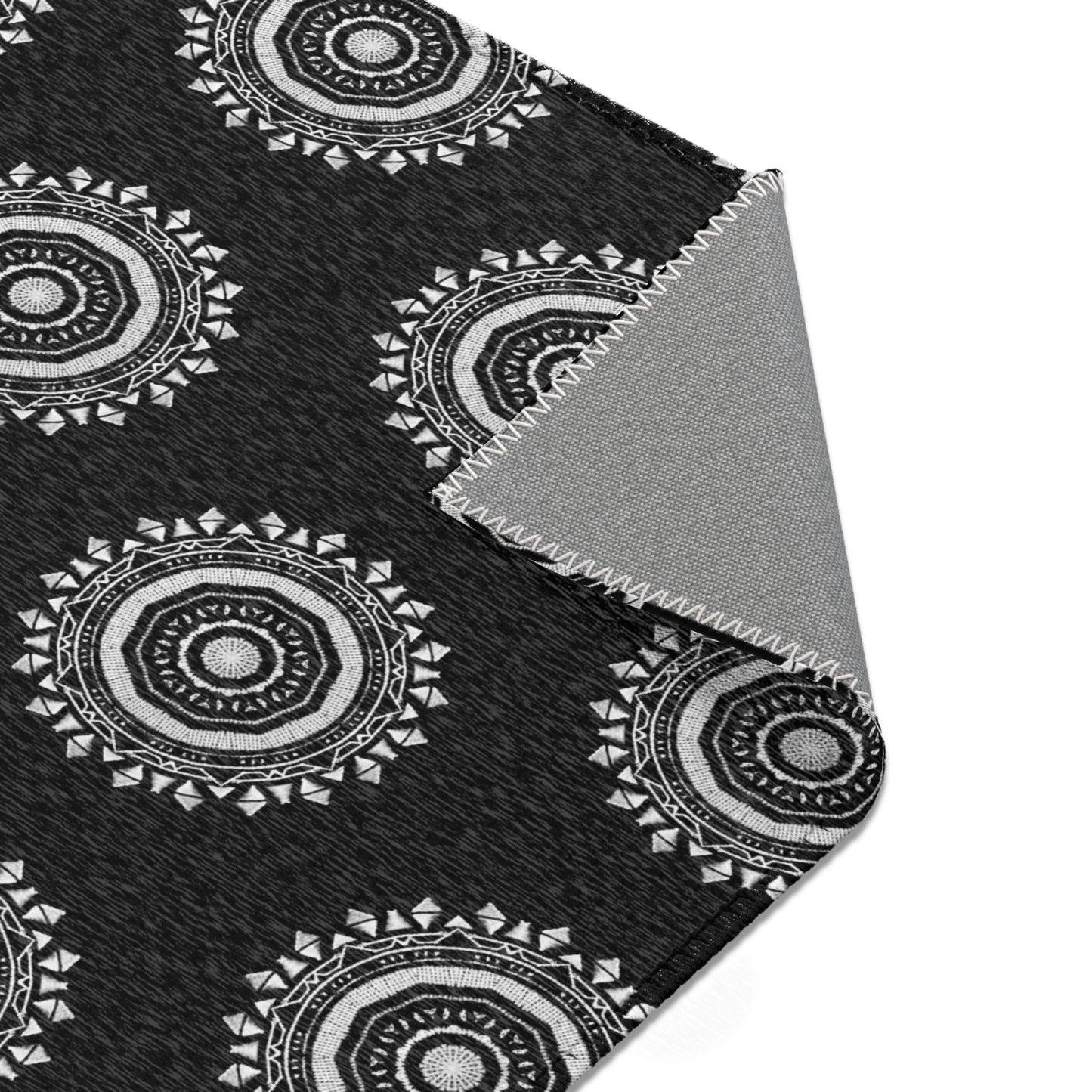MAYA Cymatic Area Rug (Black) - Modern Home Decor