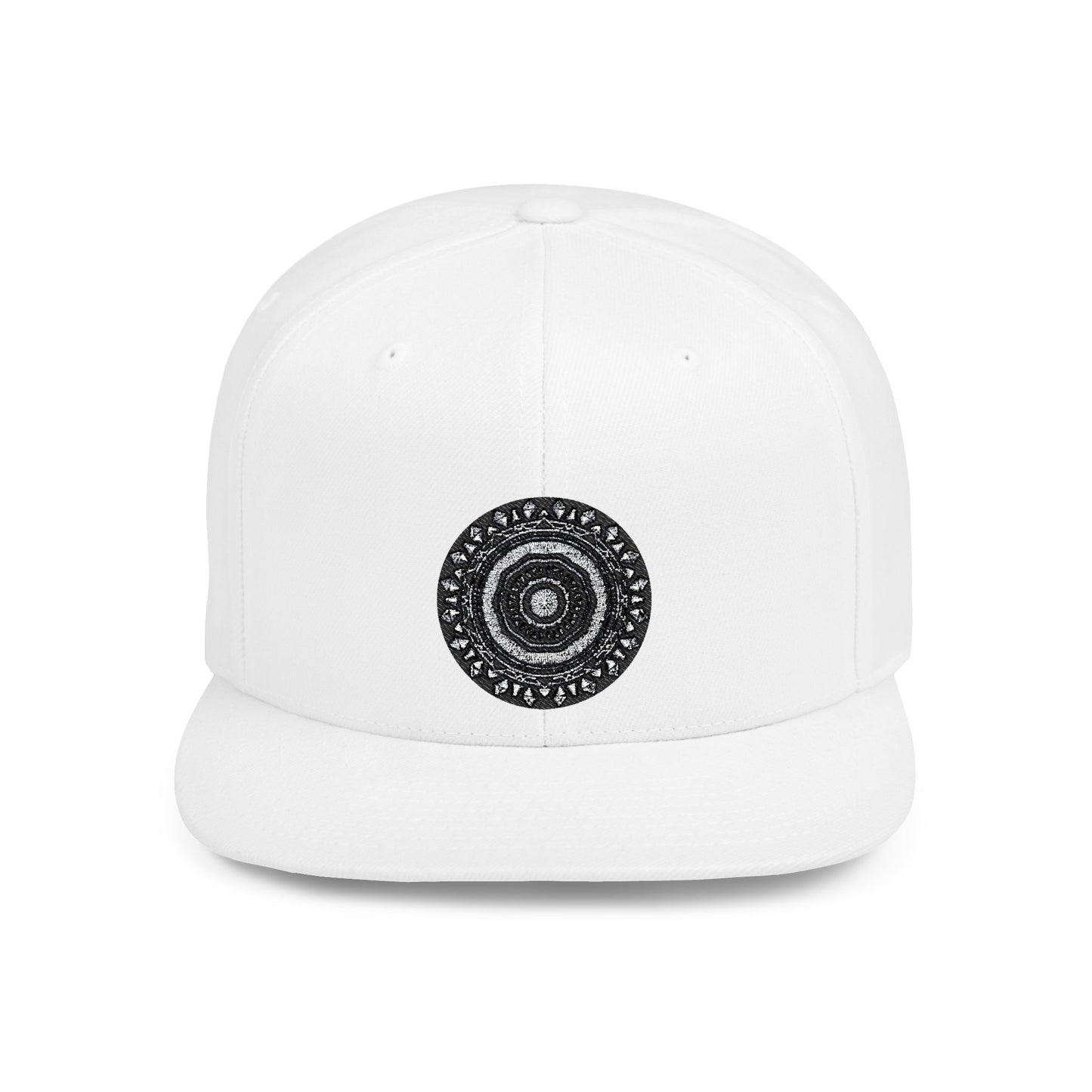 MAYA Embroidered Flat Bill Snapback Hat