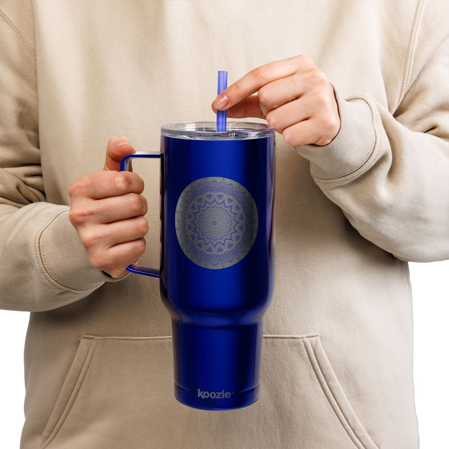 "DECA" Insulated Tumbler with Lid, 1.2L (Engraving)