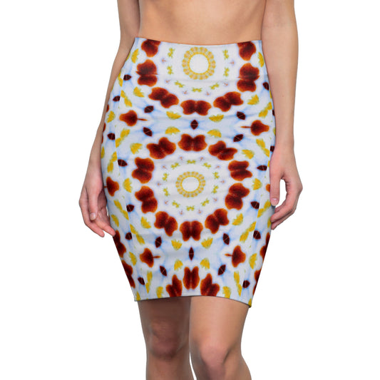 Women's "MOSAiC" Pencil Skirt - Stylish Summer Fashion