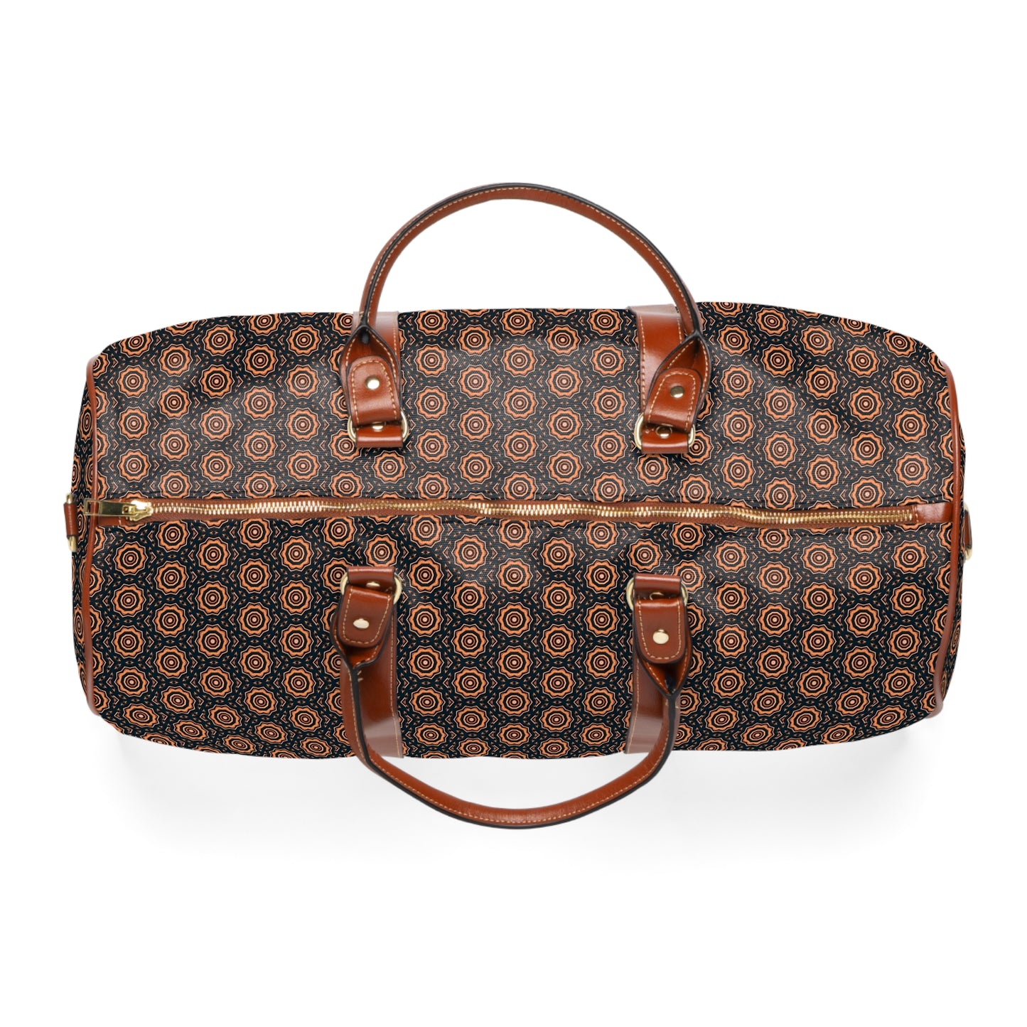 417 Cymatic Aop Waterproof Pu Travel Bag