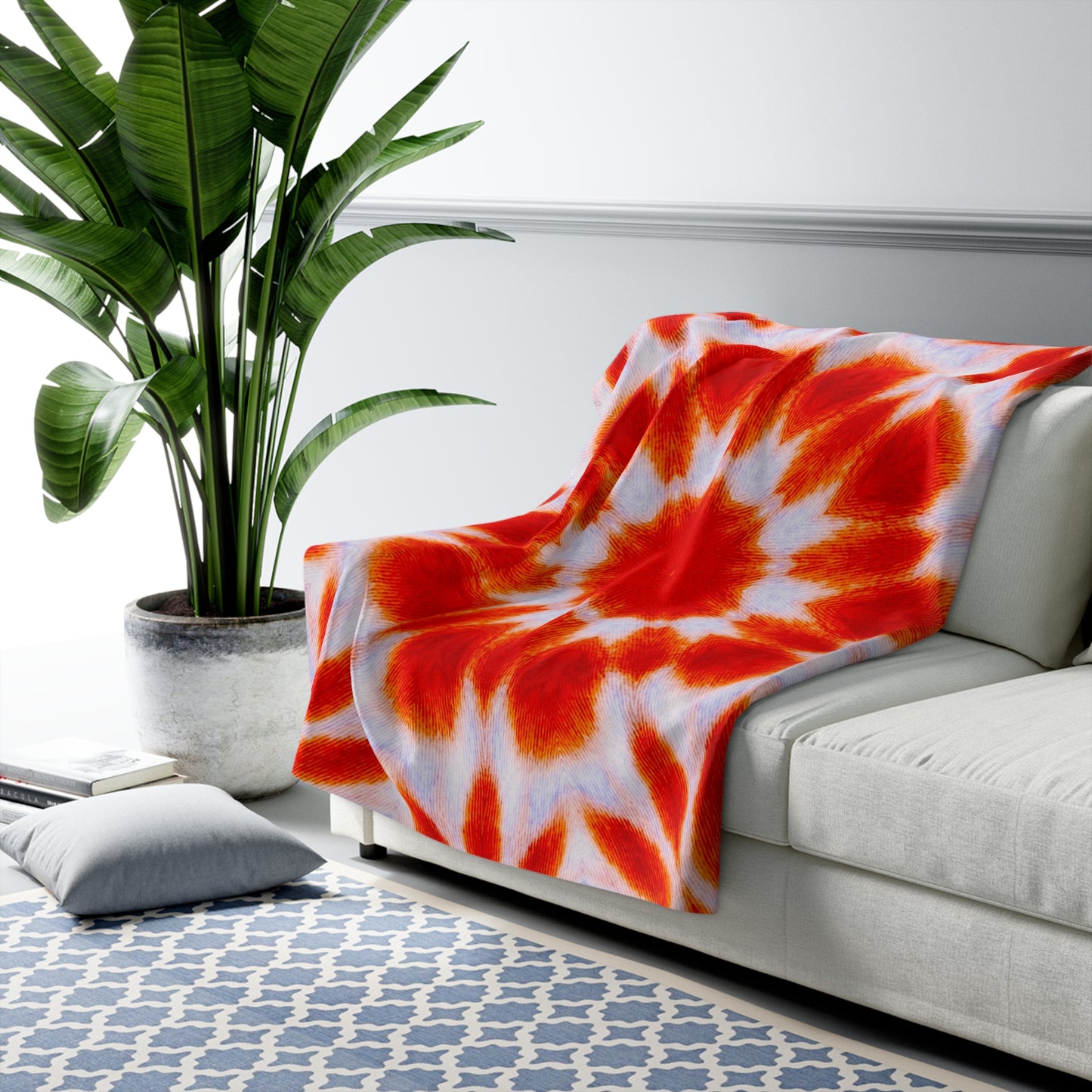 "SACRAL" Sherpa Fleece Blanket | Cosy Throw for Home Decor & Gifts