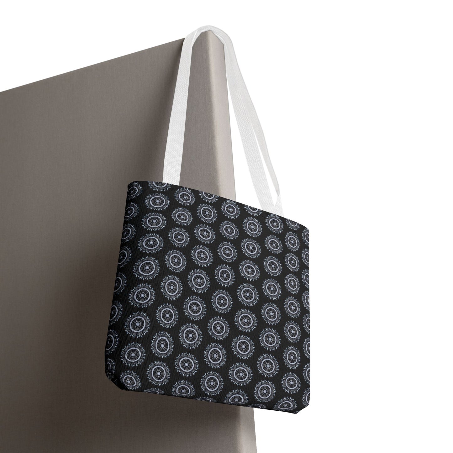 MAYA Cymatic Aop Customisable Tote Bag (Black)