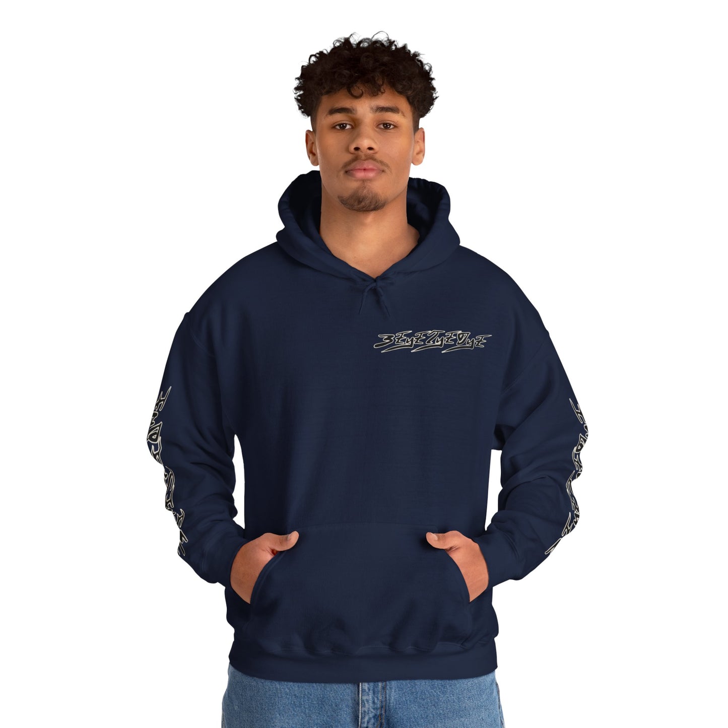 Men's 3ETD Noir "417" Print Hoodie
