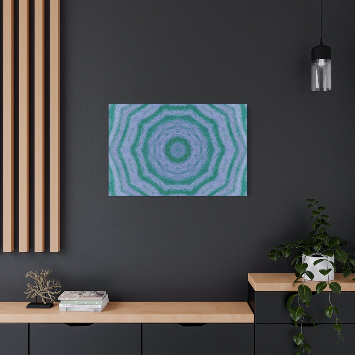 "GR33N3RY" Canvas Art Print - Stretched Matte 1.25" Gallery Wrap