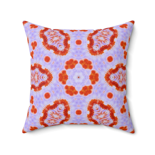 "HEXA" Cymatic Print Square Cushion
