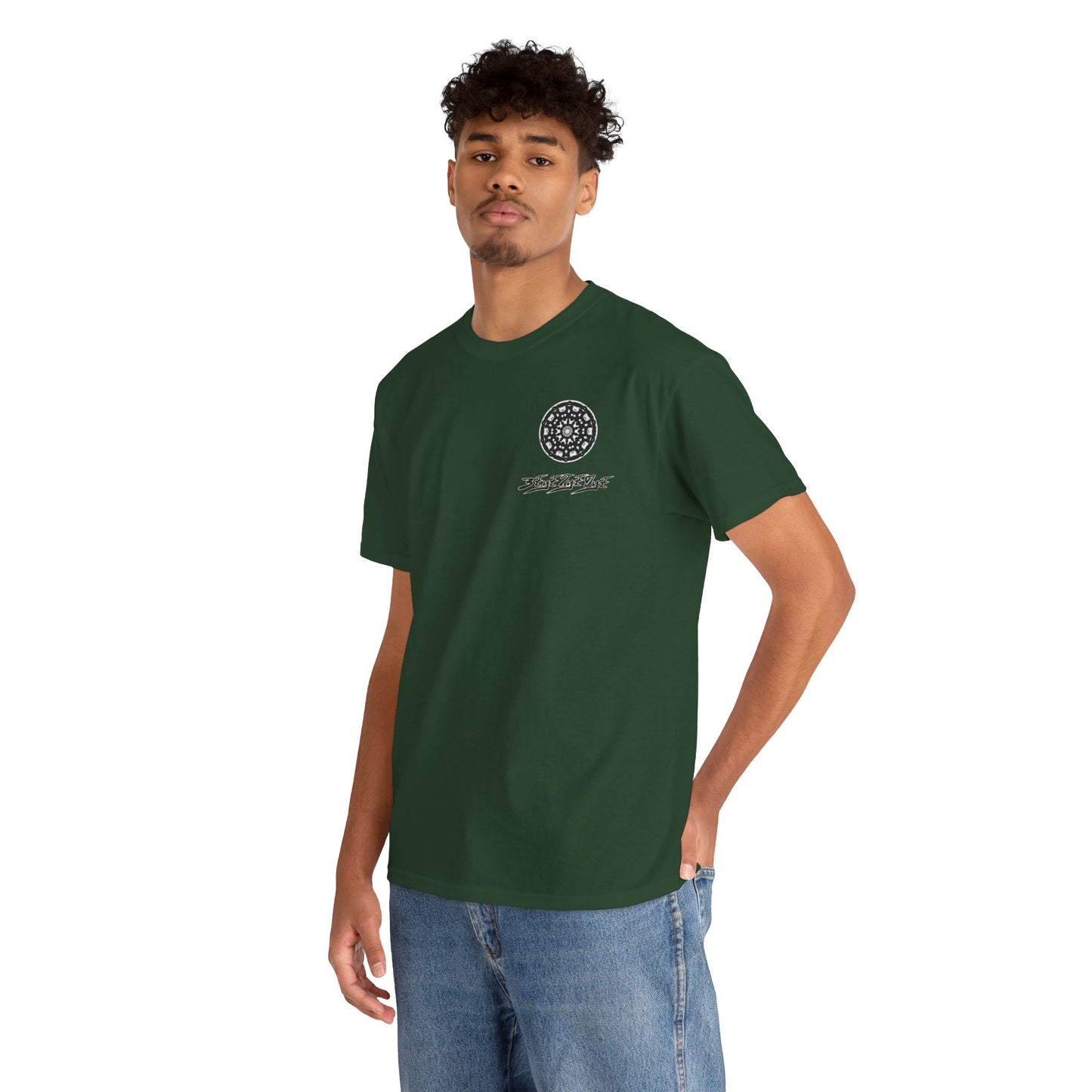 Men's 3ETD Cymatic Print T Shirt (STMPUNK)