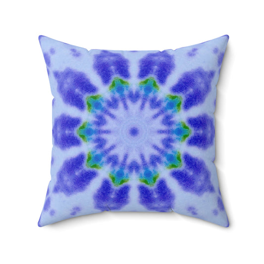"LOTUS" Cymatic Print Square Cushion