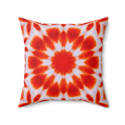 "SACRAL" Cymatic Print Square Cushion
