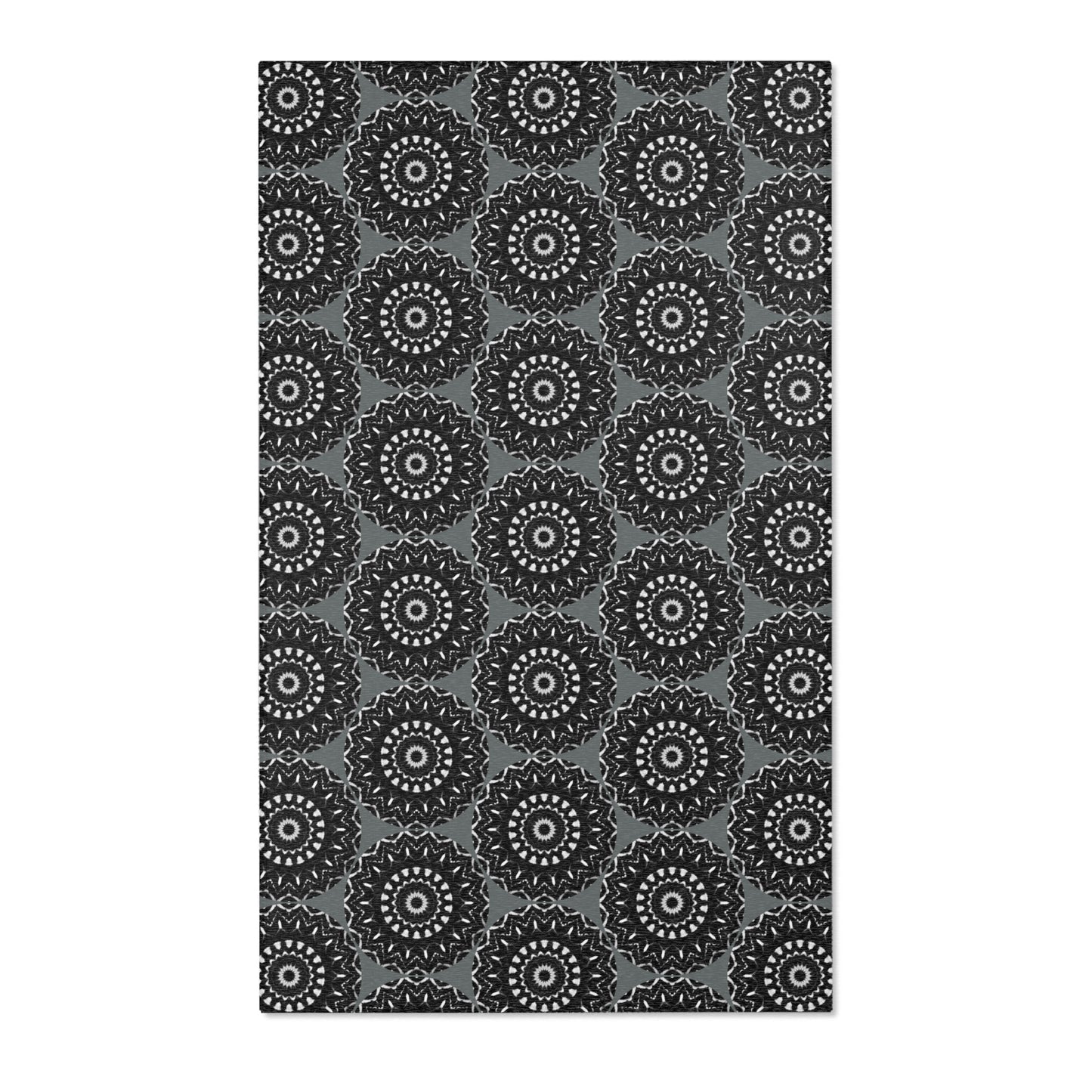 TRIBAL Cymatic Area Rug (Dark Grey) - Modern Home Decor