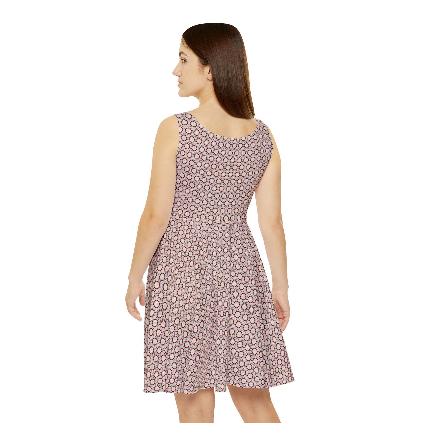 Women's "MOSAIC" Cymatic Aop Skater Dress
