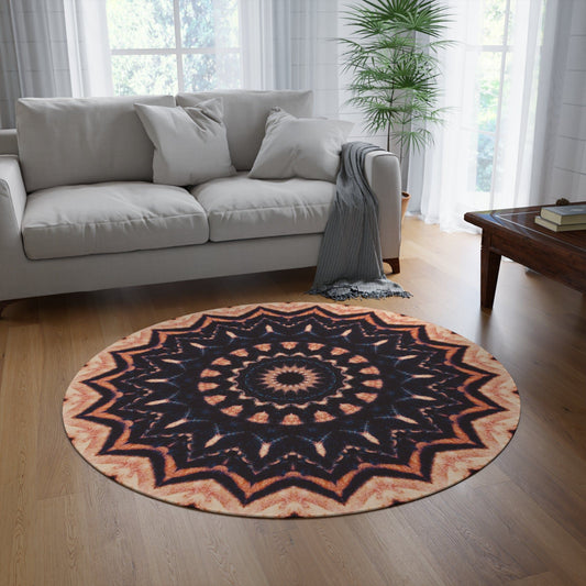 “TRIBAL” Cymatic Round Rug