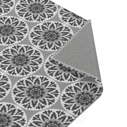 “GETA” Cymatic Area Rug (Grey) - Modern Home Decor