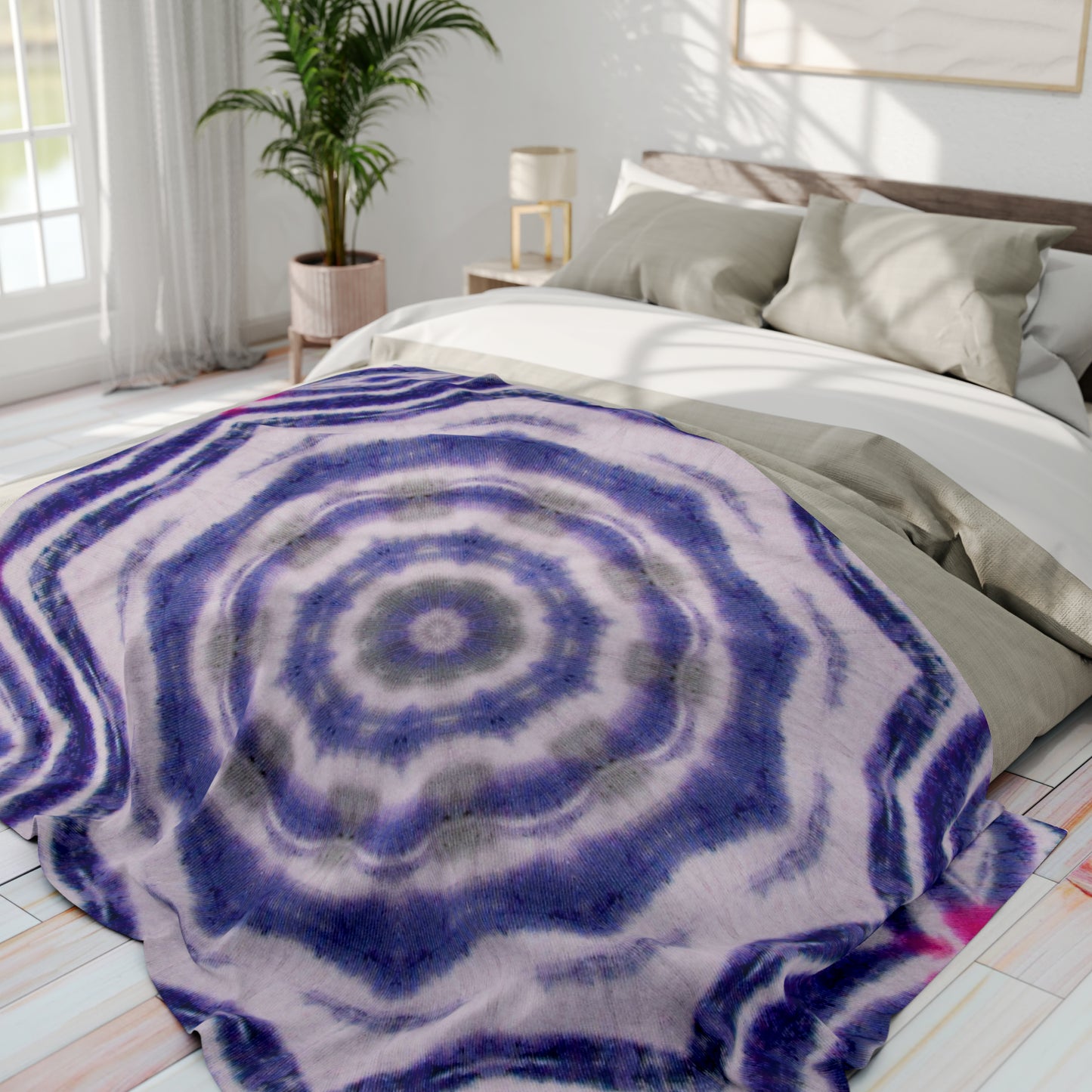VibeRATE Cymatic Arctic Fleece Blanket