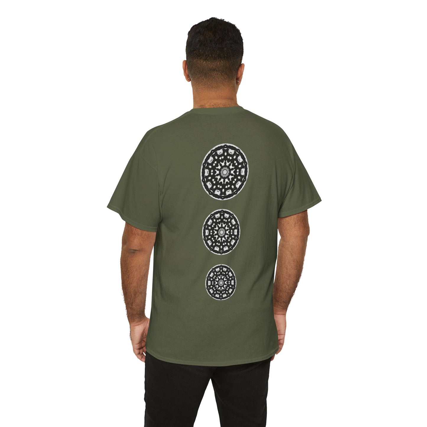 Men's 3ETD Cymatic Print T Shirt (STMPUNK)