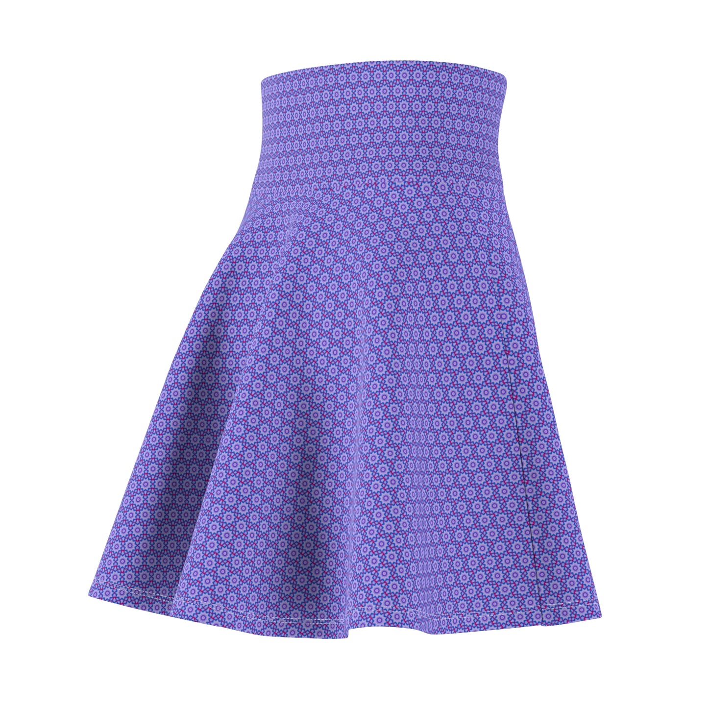 Women's “852” Cymatic AOP Skater Skirt