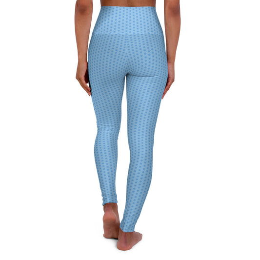 Women's AOP High Waist Leggings (E-VEIL I)